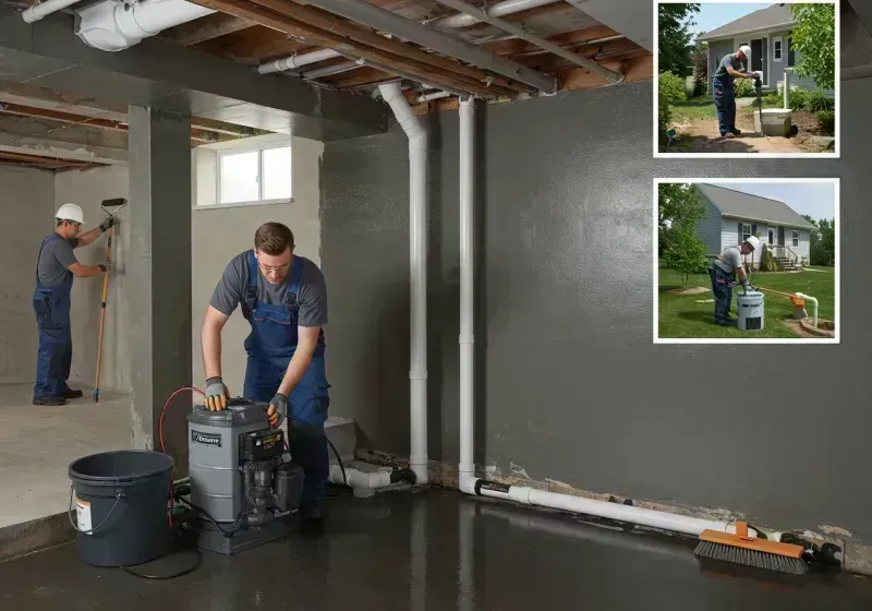 Basement Waterproofing and Flood Prevention process in Lake Lakengren, OH